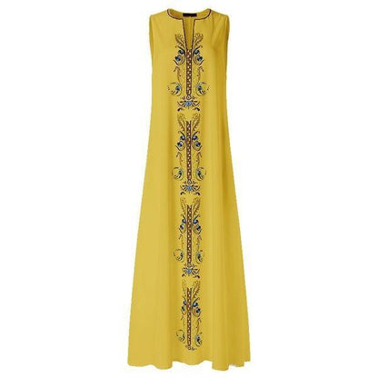 Summer Plus Size Pocket Vintage Dresses-STYLEGOING