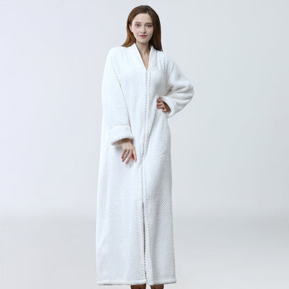 Cozy Fleece Women Sleepwear Gowns