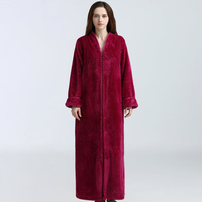 Cozy Fleece Women Sleepwear Gowns