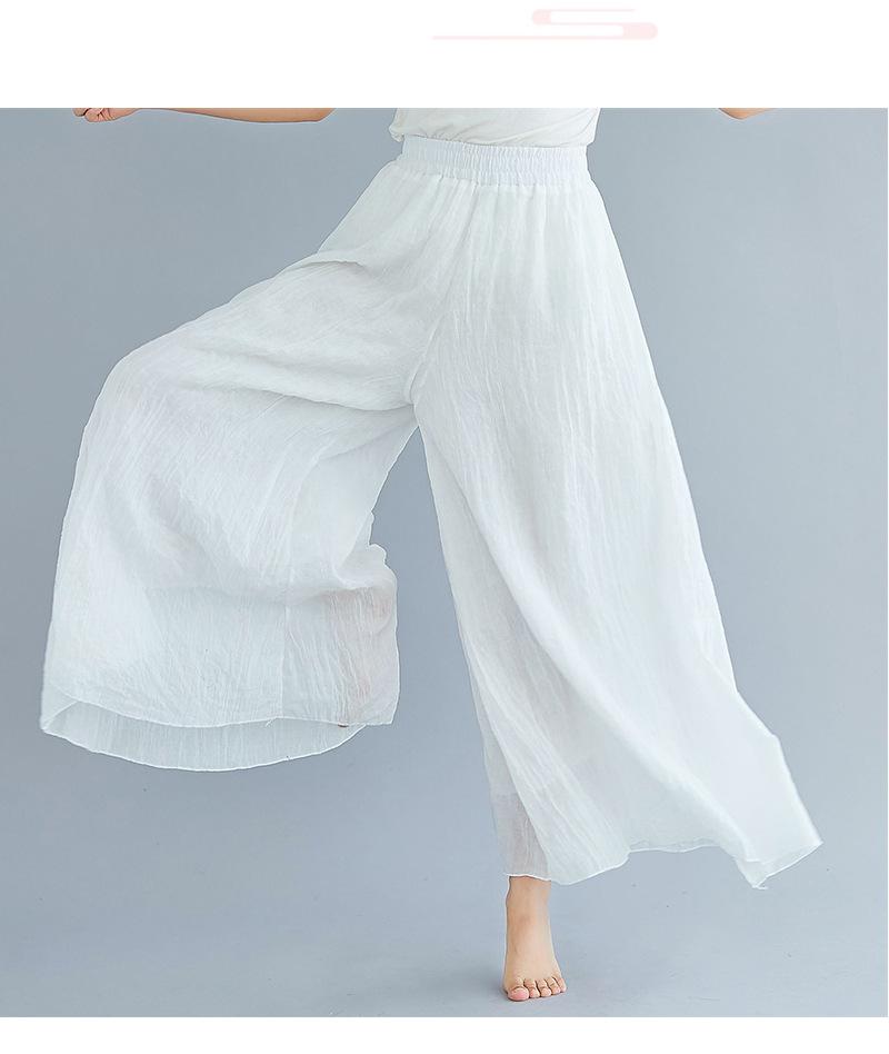 Women Summer Linen Loose Pants-STYLEGOING