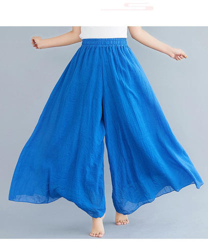 Women Summer Linen Loose Pants-STYLEGOING