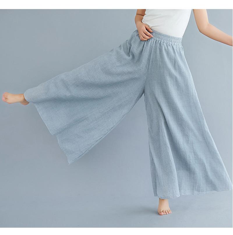 Women Summer Linen Loose Pants-STYLEGOING