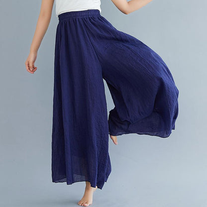 Women Summer Linen Loose Pants-STYLEGOING