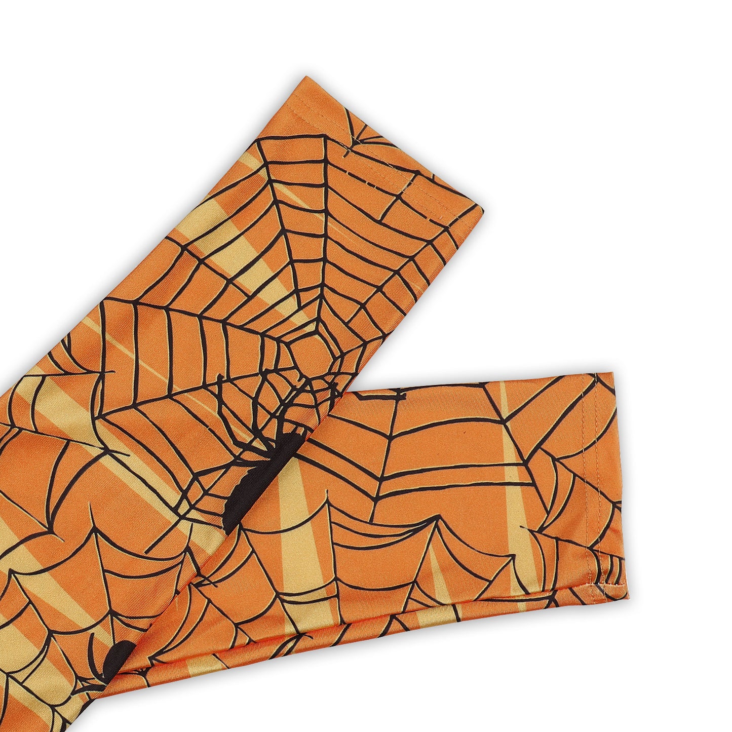 Halloween Pumpkin/Human Skeleton Print Elastic Leggings