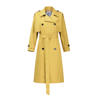 Elegant Fall Women Windbreak Long Overcoats