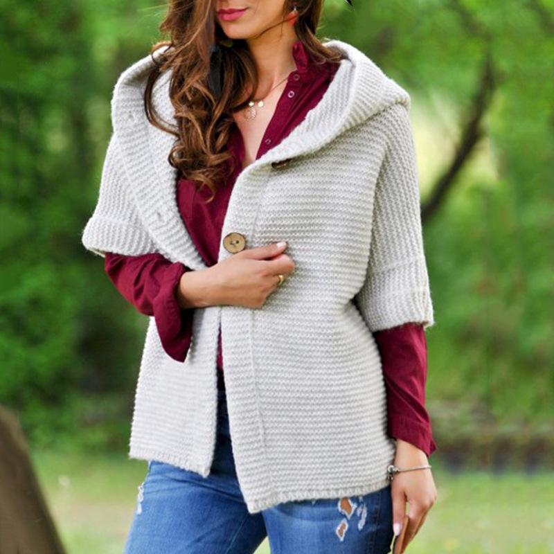 Loose Fall/Winter Hoody Cadigan-STYLEGOING