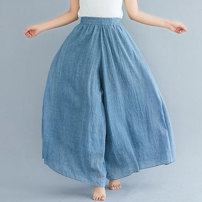 Women Summer Linen Loose Pants-STYLEGOING