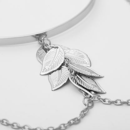 Fashion U Shape Leaf Designed Adjustable Arm Chains
