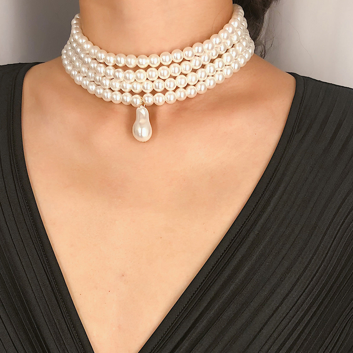 Personality String Beads Necklace for Women