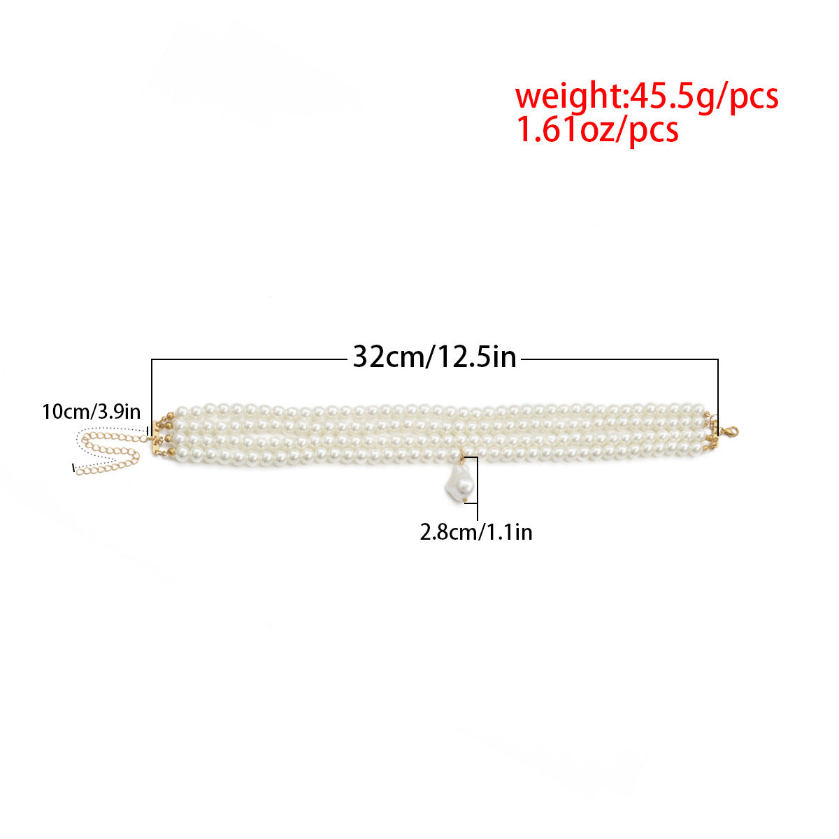Personality String Beads Necklace for Women