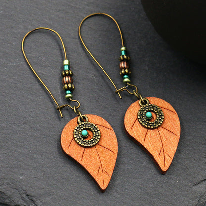 Vintage Bohemian Dreamcatcher Drop Earrings for Women