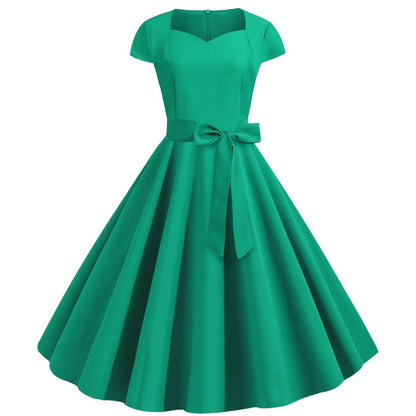 Sexy Sweetheart Vintage Belt Dresses-STYLEGOING