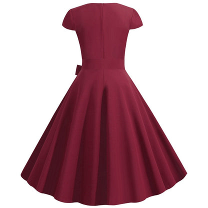 Sexy Sweetheart Vintage Belt Dresses-STYLEGOING