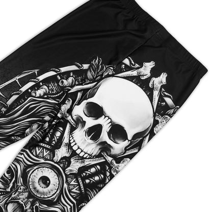 3D Human Skeleton Print Halloween Yoga Leggings for Women