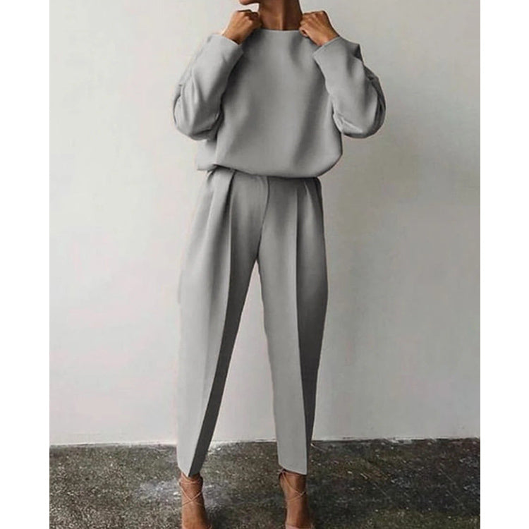 Casual Long Sleeves Shirts and Pants Sets