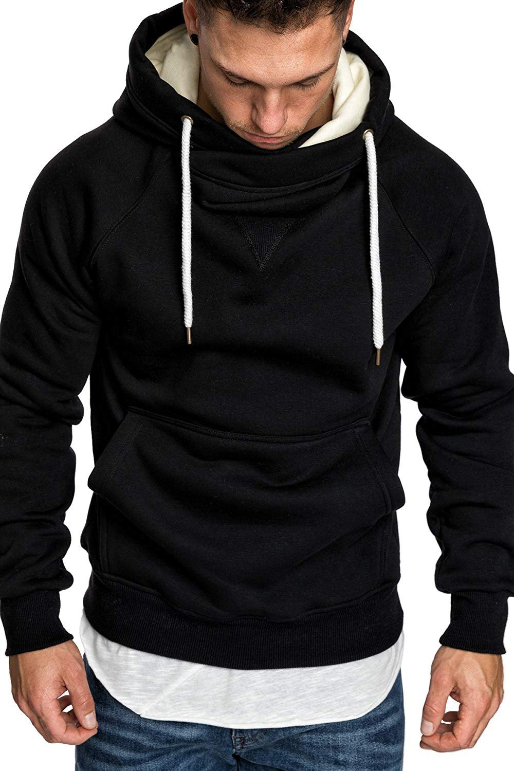 Men Long Sleeves Fall Hoodies-STYLEGOING
