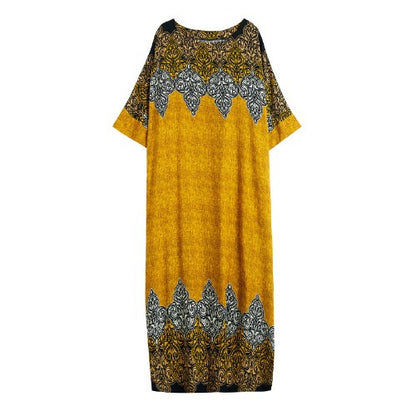 Vintage Cozy Plus Sizes Long Maxi Dresses
