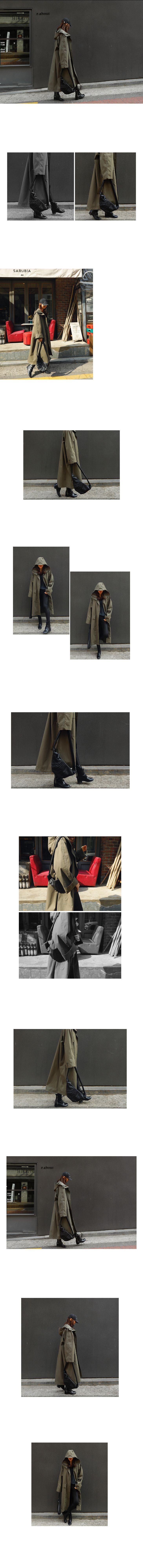 Casual Women Plus Sizes Long Trenchcoat