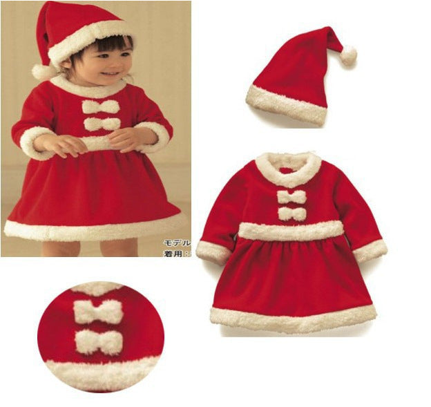 Christmas Santa Claus Costume for Boy&Girl