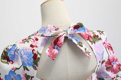 Vintage Bowknot Slim Waist Ball Dresses-STYLEGOING