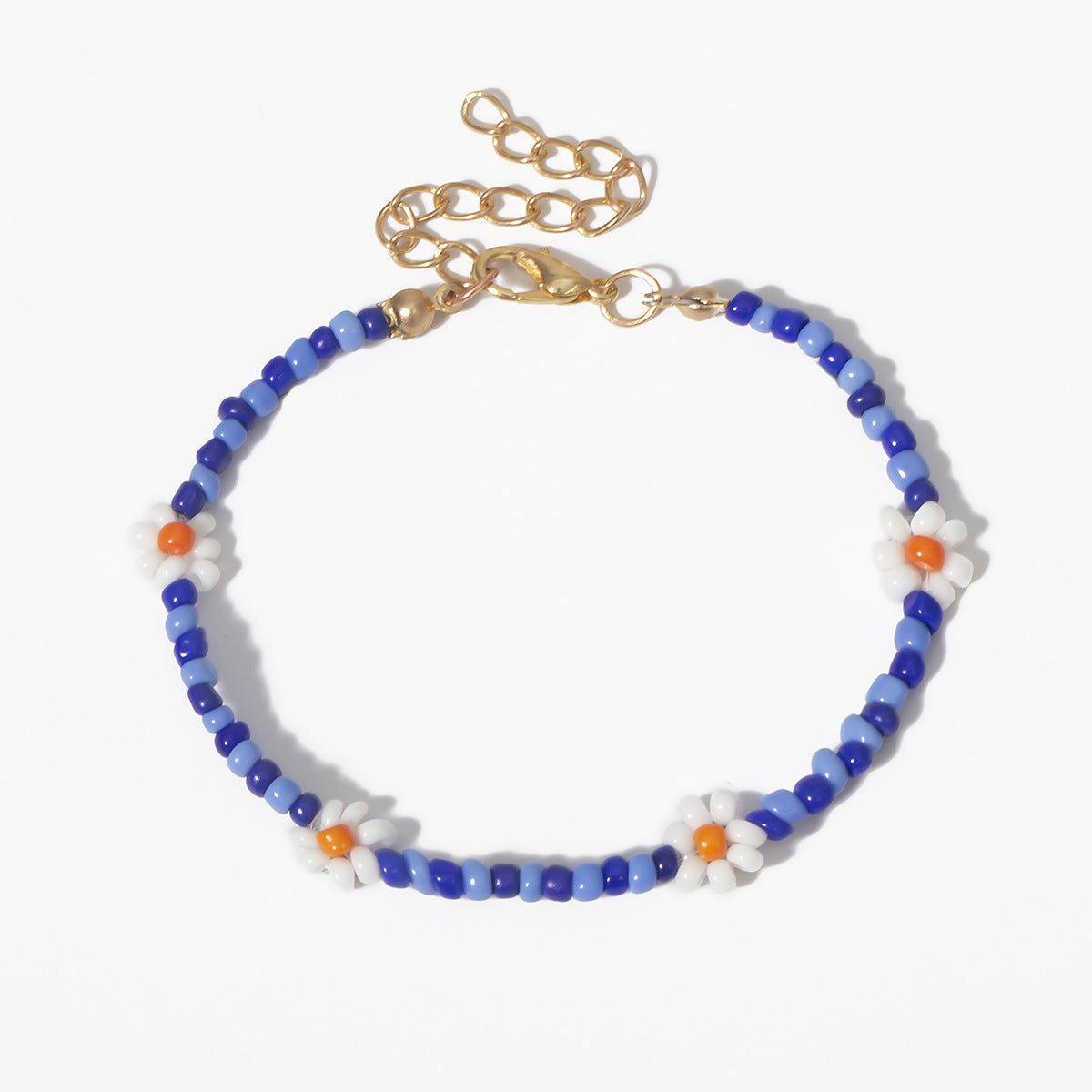 Handmade Colorful Beads String Daisy Design Necklaces for Women