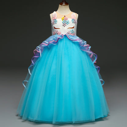 Lovely Unicorn Princess Ball Gown Dresses
