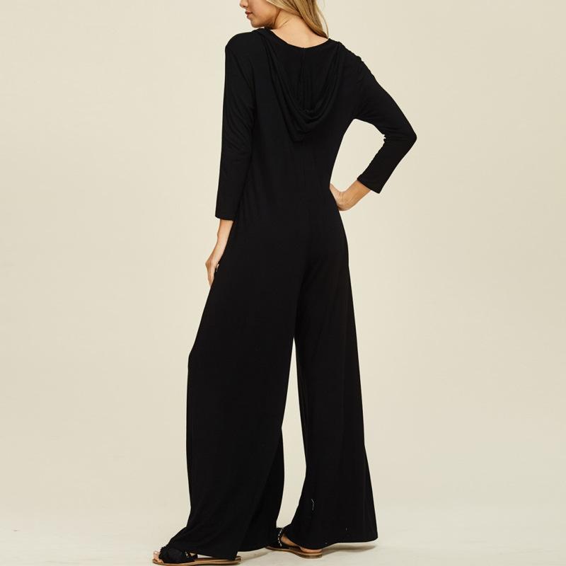 Fall Women Long Sleeves Jumpsuits with Hat-STYLEGOING