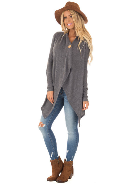 Irregular Fall Cardigan Coats for Women