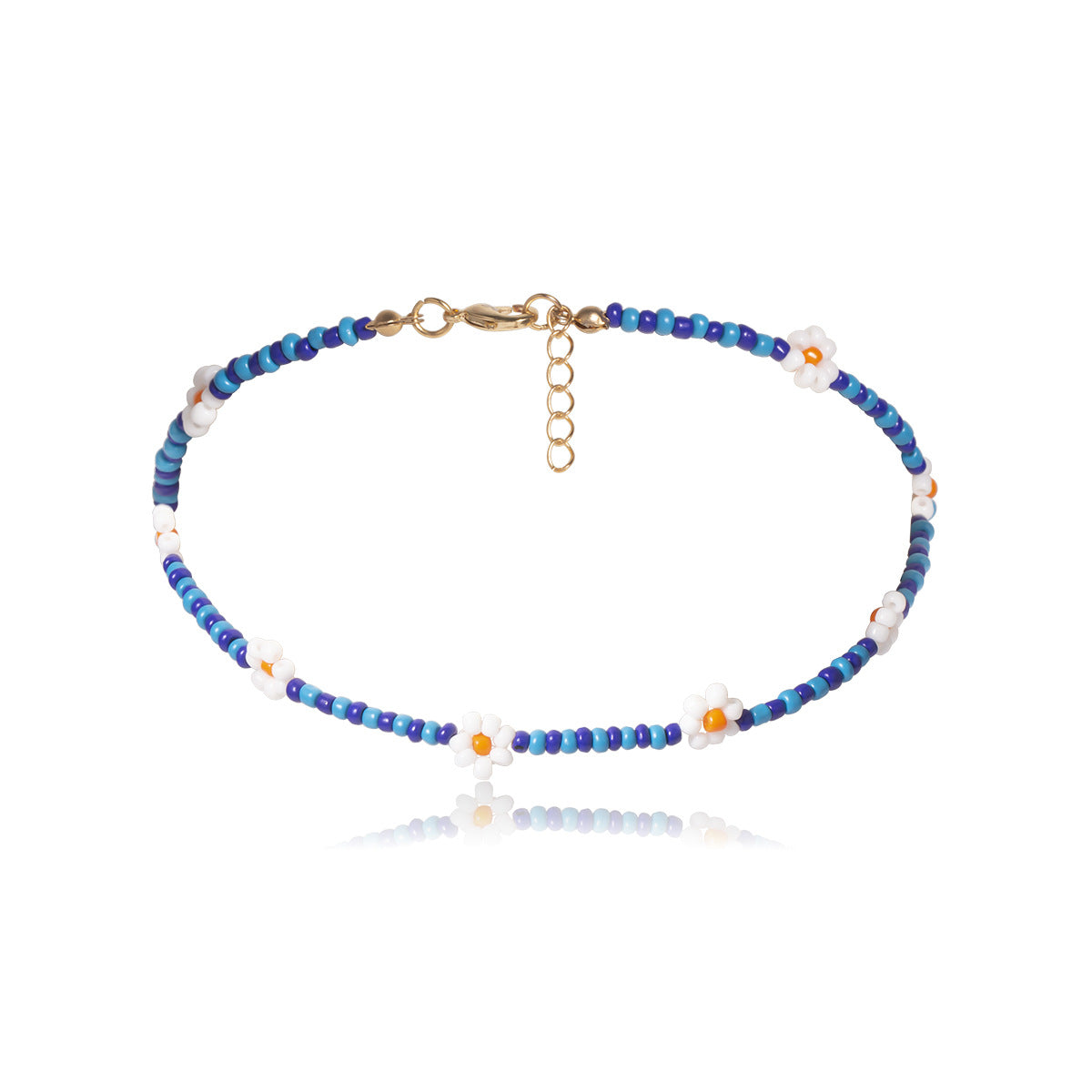Handmade Colorful Beads String Daisy Design Necklaces for Women
