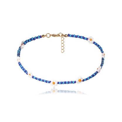 Handmade Colorful Beads String Daisy Design Necklaces for Women