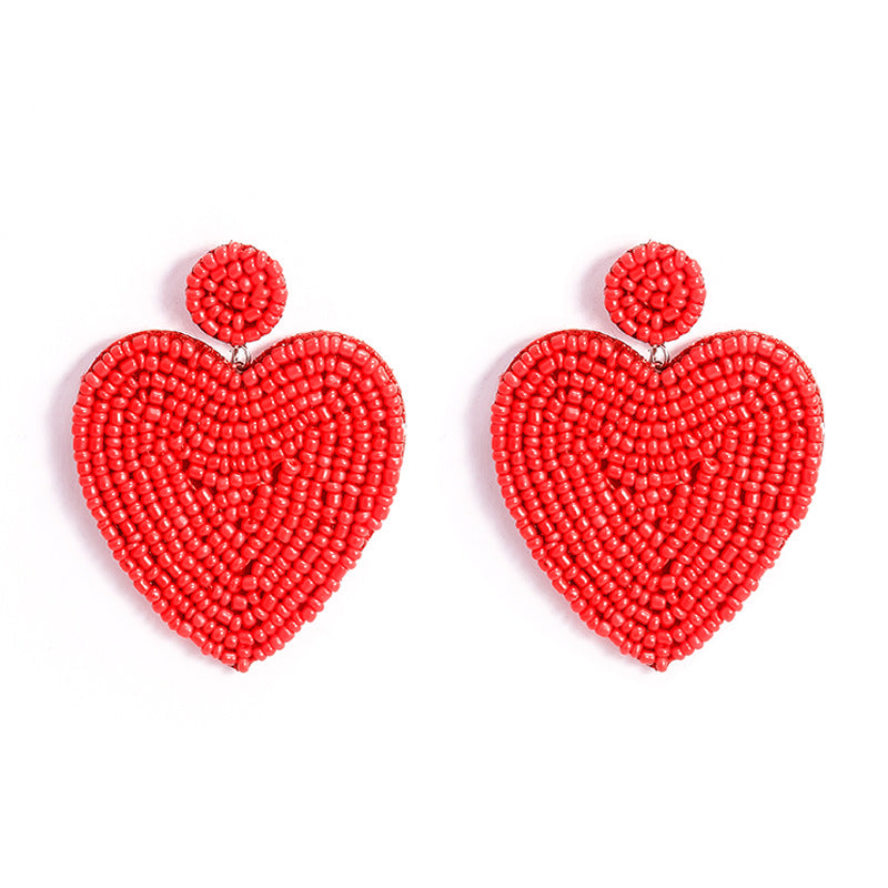 Ethic Bohemian Sweetheart Handmade Earrings