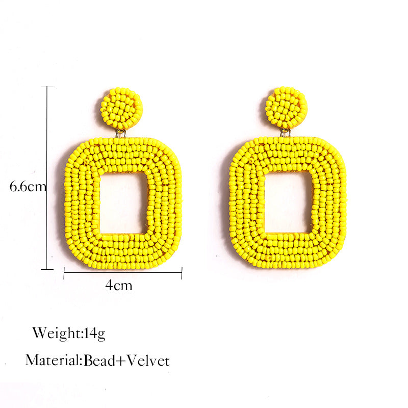 Ethic Bohemian Sweetheart Handmade Earrings