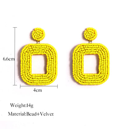 Ethic Bohemian Sweetheart Handmade Earrings