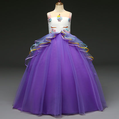 Lovely Unicorn Princess Ball Gown Dresses