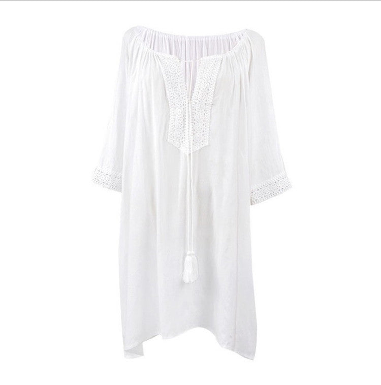 Casual Lace Design Summer Holiday Bikini Cover Ups
