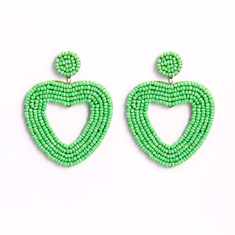 Ethic Bohemian Sweetheart Handmade Earrings