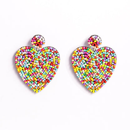 Ethic Bohemian Sweetheart Handmade Earrings