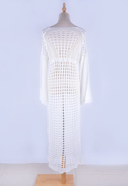 Sexy Knitted Crochet Summer Holiday Bikini Cover Up Dresses