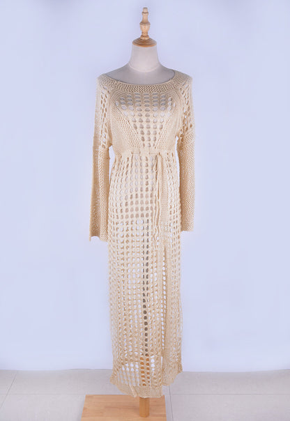 Sexy Knitted Crochet Summer Holiday Bikini Cover Up Dresses