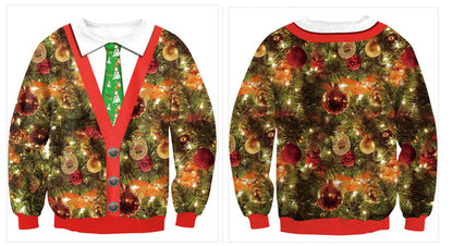 Merry Christmas 3D Print Pullover Hooides