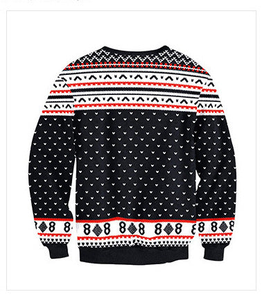 Merry Christmas 3D Print Pullover Hooides
