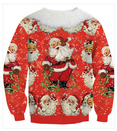 Merry Christmas 3D Print Pullover Hooides