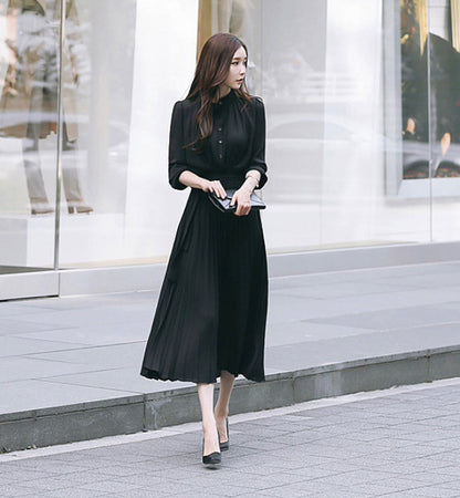 Elegant Chiffon Holiday Dresses with Long Sleeves