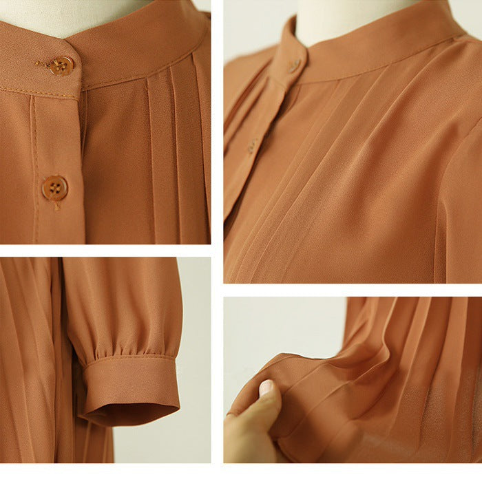Elegant Chiffon Holiday Dresses with Long Sleeves
