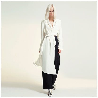 Romantic Designed Irregular Blazer Tops