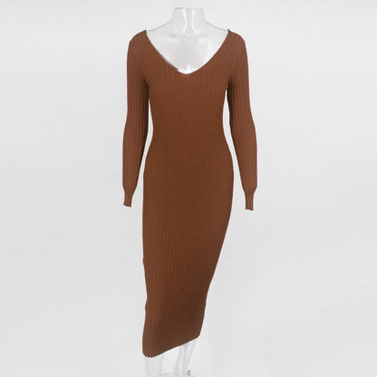 Sexy Off The Shoulder Knitting Dresses for Women