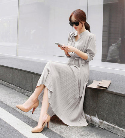 Elegant Chiffon Holiday Dresses with Long Sleeves