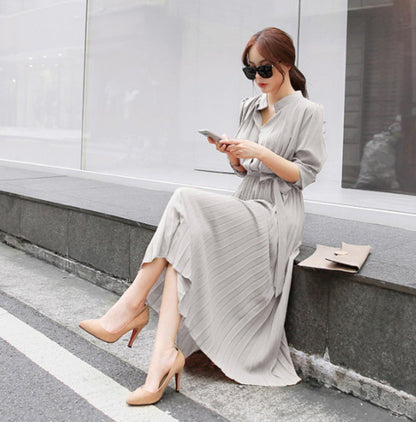 Elegant Chiffon Holiday Dresses with Long Sleeves