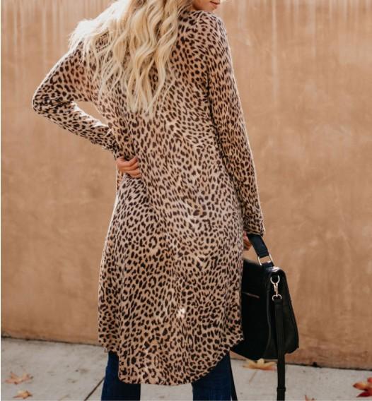 Fashion Camouflage Fall Long Cardigan Overcoat-STYLEGOING