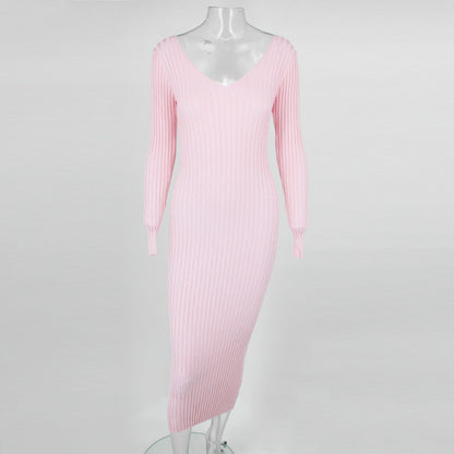 Sexy Off The Shoulder Knitting Dresses for Women
